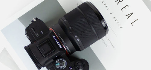 Produktfoto einer Sony Kamera