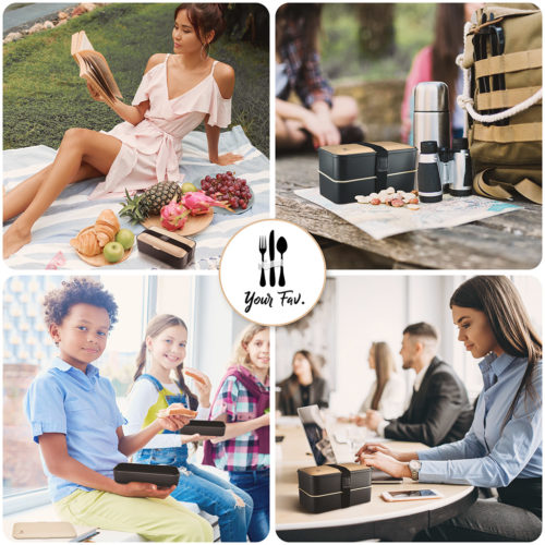Amazon Produktfoto von einer Lunchbox in Form eines Lifestyle Fotos